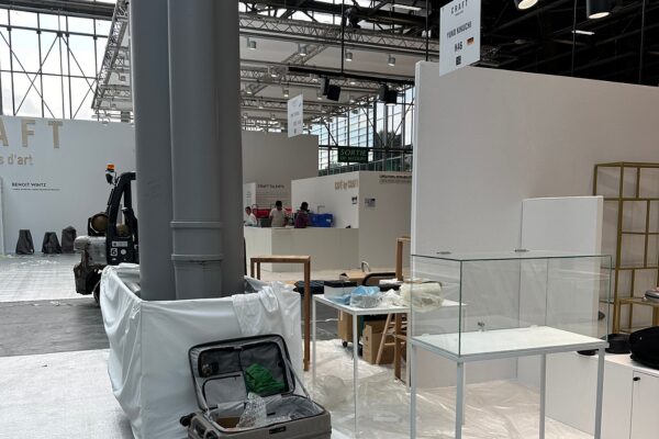 Maison&Objet展示準備の様子