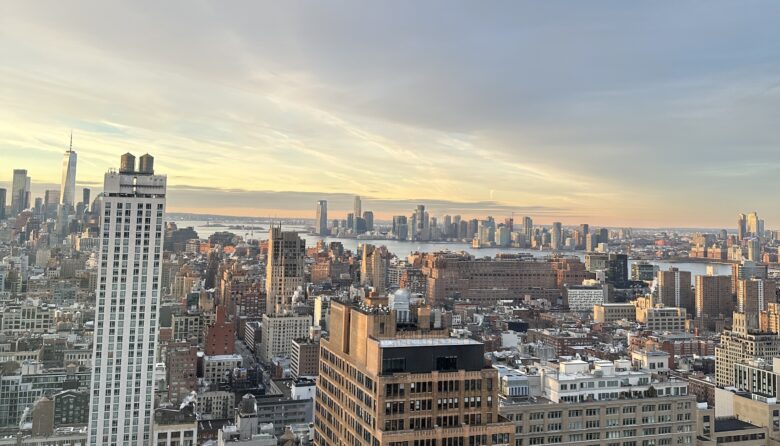 2025年2月NY出展時、朝の風景